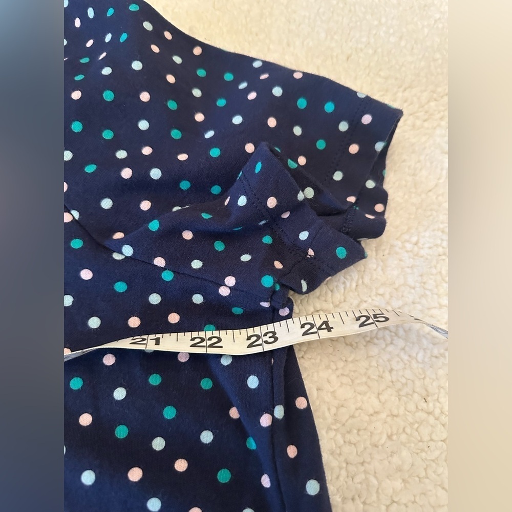Kim Rogers  Perfectly Soft Women’s Short Sleeve Polka Dots V-Neck Top Size XL - Picture 6 of 9